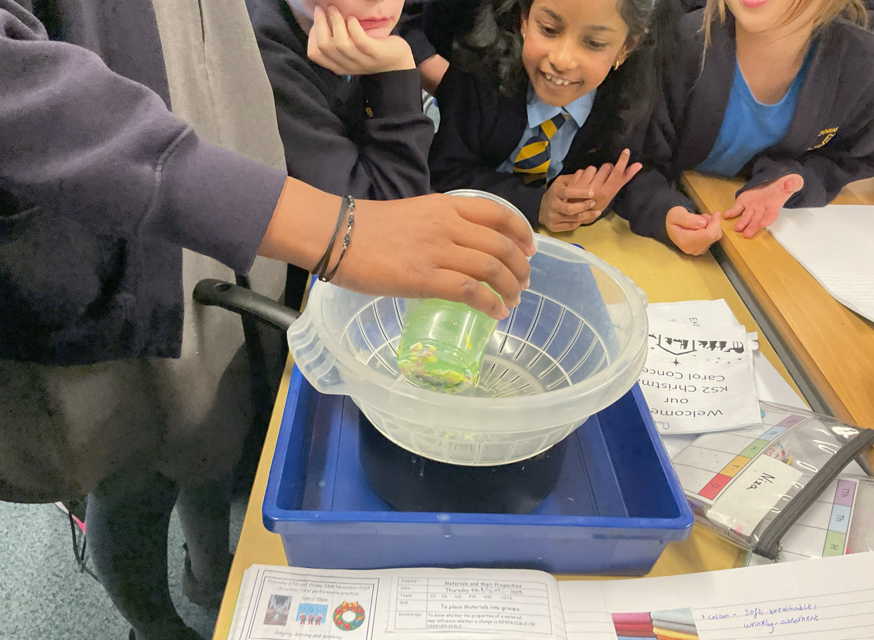 We looked at reversible and irreversible changes in science.